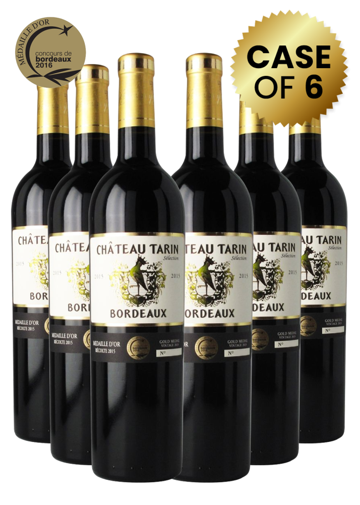Chateau Tarin Selection Bordeaux Rouge 75Cl (Buy 6 Bottles Promo)